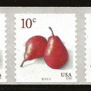 Scott# 5039 "PEARS" MNH PNC5, PLATE #S111111, NICELY CENTERED