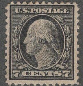 Scott# 507 "WASHINGTON" FLAT PLATE PERF 11, MH, NICELY CENTERED