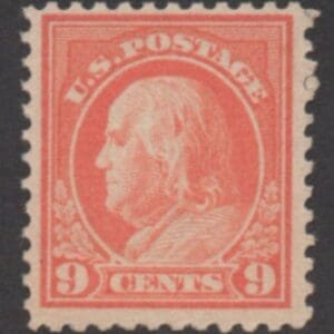Scott# 509 "FRANKLIN" FLAT PLATE, PERF 11, MNH, NICELY CENTERED