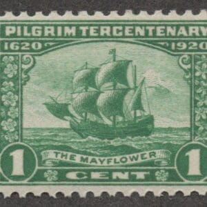 Scott# 548 "PILGRIM TERCENTENARY" MNH SINGLE, NICELY CENTERED