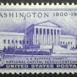 Scott# 991 "SUPREME COURT BUILDING" MNH SINGLE, NICELY CENTERED