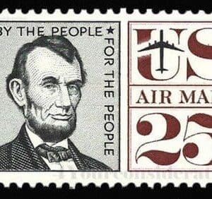 Scott# C59 "LINCOLN" MNH AIRMAIL SINGLE, NICELY CENTERED