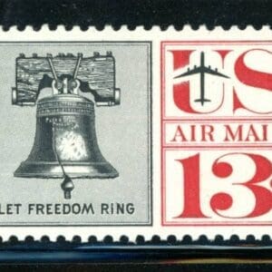 Scott# C62 "LIBERTY BELL" MNH SINGLE, NICELY CENTERED