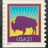 Scott# 3475 "BISON" MNH COIL SINGLE, NICELY CENTERED