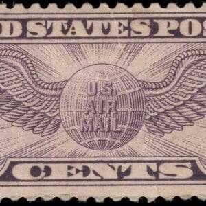 Scott# C16 "WINGED GLOBE" MINT SINGLE, NICELY CENTERED