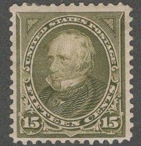 Scott# 284 "HENRY CLAY" MINT SINGLE, VERY NICELY CENTERED