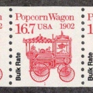 Scott# 2261 "POPCORN WAGON" TRANSPORTATION SERIES MNH PNC3 P#2