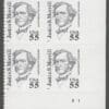 Scott# 2941 "JUSTIN S MORRILL - POLITICIAN" MNH PLATE BLOCK (4)