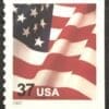 Scott# 3636 "FLAG" MNH DIE CUT 10.5 x 10.75 BKLT SINGLE, NICELY CENTERED