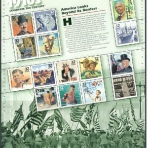 Scott# 3183 CELEBRATE THE CENTURY 1910'S SHEET (15) MNH