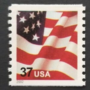 Scott# 3631 "FLAG" MNH COIL SINGLE, PERF 9.75 NICELY CENTERED