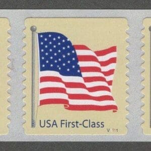 Scott# 4135 "AMERICAN FLAG" PNC3 P# V1111, MNH, NICELY CENTERED