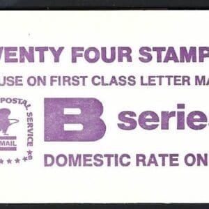 Scott# 1819a - BK136 "MAKE-UP "B" RATE UNOPENED BOOKLET (24) MNH