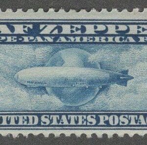 Scott# C15 "GRAF ZEPPELIN" MINT, NICELY CENTERED, GREAT COLOR