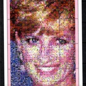 SG1398-1405 NEVIS - FACES OF THE MILLENNIUM - DIANA SOUVENIR SHEET (8)