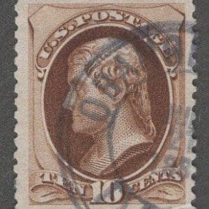 Scott# 150 "JACKSON" NATL. BANKNOTE, BEAUTIFUL GRAY CDS, VERY NICELY CENTERED