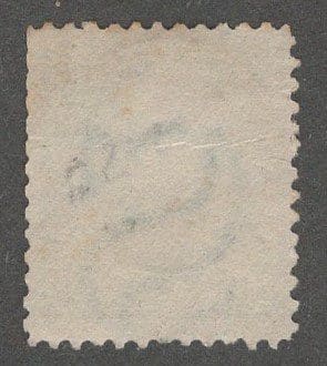 Scott# 273 "WEBSTER" USED DBL LINE WMRK, LITE BULLSEYE CANCEL - Image 2
