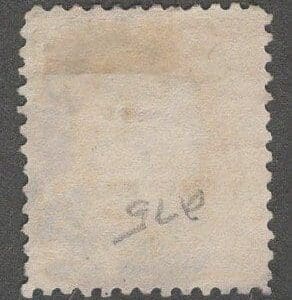 Alternative view of Scott# 275 JEFFERSON BUREAU ISSUE, CDS CANCEL, VERY NICELY CENTERED