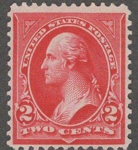 Scott# 279B "WASHINGTON" TYPE IV TRIANGLE, MINT NO GUM SINGLE