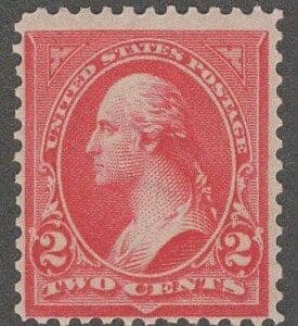 Scott# 279B "WASHINGTON" TYPE IV TRIANGLE, MNH