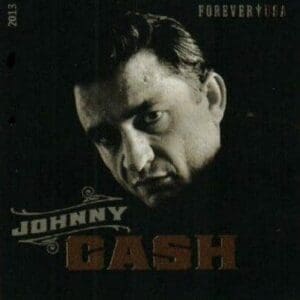 Scott# 4789a "JOHNNY CASH - SINGER" NO DIE CUT SINGLE, MNH