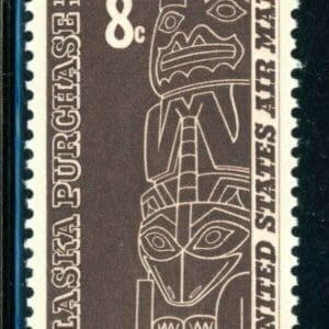 Scott# C70 "ALASKA PURCHASE" MNH SINGLE, NICELY CENTERED