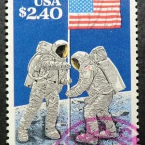 Scott# 2419 "MOON LANDING" USED SINGLE WITH LOCAL CANCEL
