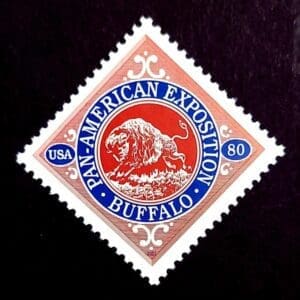 Scott# 3505d "PAN AMERICAN INVERTS" MNH BUFFALO, NICELY CENTERED
