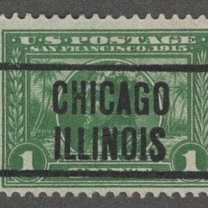 Scott# 397 "BALBOA" PAN PACIFIC EXPO WITH CHICAGO ILL PRECANCEL