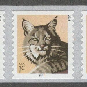 Scott# 4672A "BOBCAT" (2015) MNH PNC5, PLATE # P1111, NICELY CENTERED