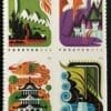 Scott# 5307-10 "DRAGONS" S/A BLOCK (4) MNH, NICELY CENTERED