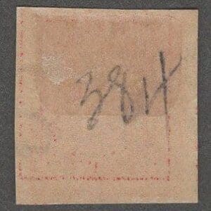 Scott# 384 "WASHINGTON" MINT IMPERFORATE, SLW, NICELY CENTERED - Image 2