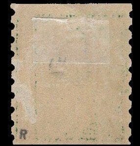 Alternative view of Scott# 412 "WASHINGTON" MINT COIL SINGLE, VERY NICELY CENTERED