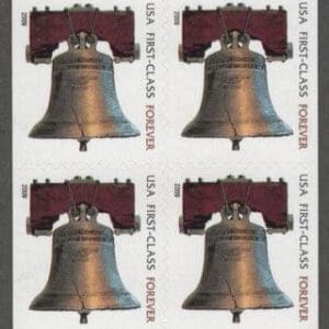 Scott#4125g "LIBERTY BELL" 2009 DATE MNH S/A ATM BOOKLET PANE (20)
