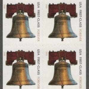 Scott#4427j "LIBERTY BELL" 2009 DATE MNH S/A ATM BOOKLET PANE (20)