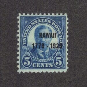 Scott# 648 "HAWAII OVERPRINT" MINT SINGLE, NICELY CENTERED