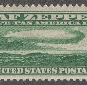 Scott# C13 "GRAF ZEPPELIN" SINGLE, MPH, VERY NICELY CENTERED
