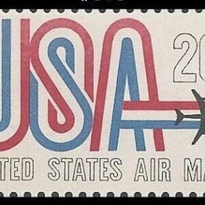 Scott# C75 "USA" MNH AIRMAIL SINGLE, NICELY CENTERED