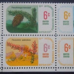 Scott# 1376-79 "BOTANICAL CONGRESS ISSUE" MNH ZIP BLOCK (4)