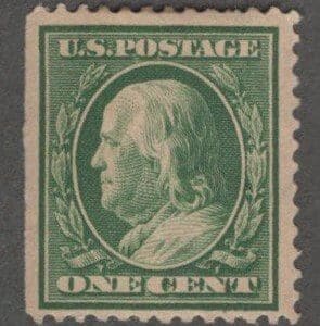 Scott# 331 "FRANKLIN" MINT DLM PERF 12 NICELY CENTERED