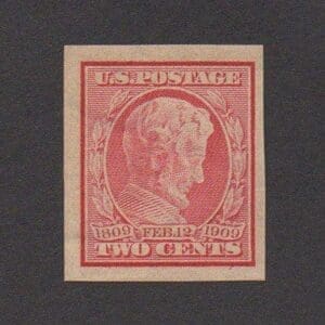 Scott# 368 "LINCOLN MEMORIAL ISSUE" MNH IMPERFORATE SINGLE