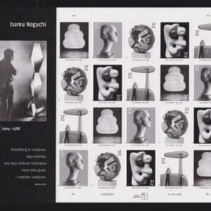 Scott# 3857-61 "ISAMU NOGUCHI" INTACT SHEET (20) MNH