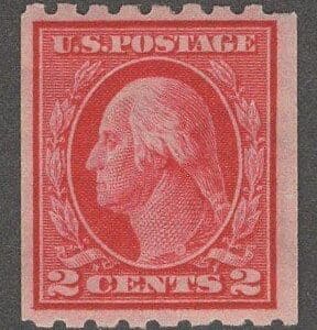 Scott# 411 "WASHINGTON" MNH SLW COIL, NICELY CENTERED