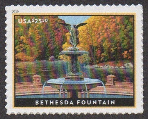 Scott #5348 "BETHESDA FOUNTAIN - EXPRESS MAIL" SINGLE, MNH