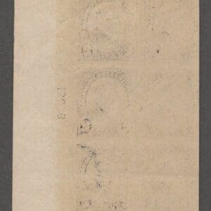 Scott# 611 "WARREN HARDING" MINT IMPERFORATE PLATE BLOCK (6) - Image 2