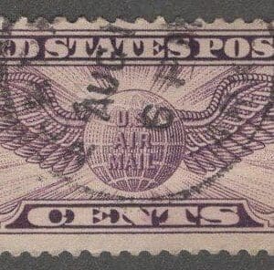Scott# C16 "WINGED GLOBE" USED WITH N.Y. LOCAL CDS CANCEL