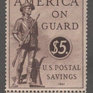 Scott# PS15 "POSTAL SAVINGS" MNH PLATE# SINGLE, NICELY CENTERED
