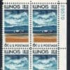 Scott# 1339 "ILLINOIS STATEHOOD" MNH PLATE BLOCK (4) NICELY CENTERED