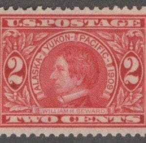 Scott# 370 "PACIFIC EXPO - ALASKA YUKON" MINT NO GUM, VERY NICELY CENTERED