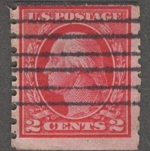 Scott# 413 "WASHINGTON" USED SLWMK COIL, BAR GRID CANCEL